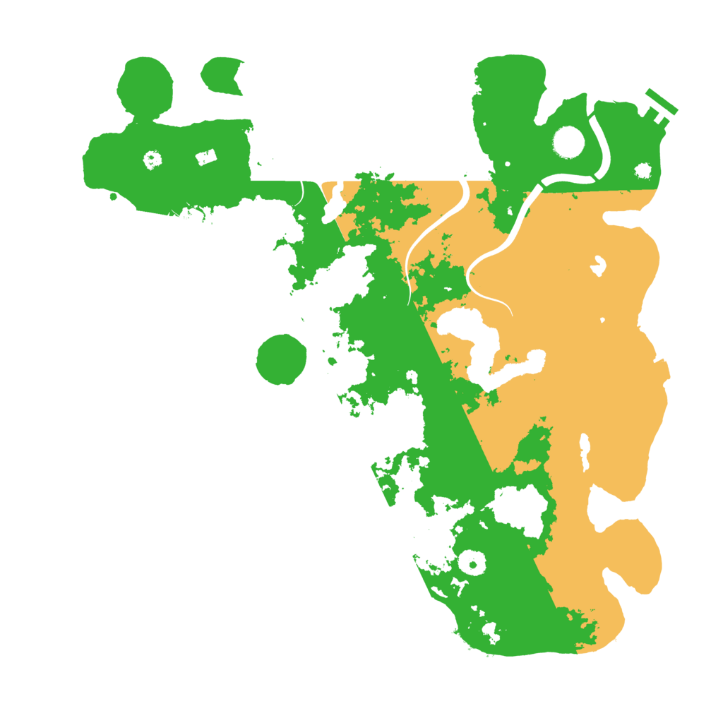 Biome Rust Map: Procedural Map, Size: 4000, Seed: 424325
