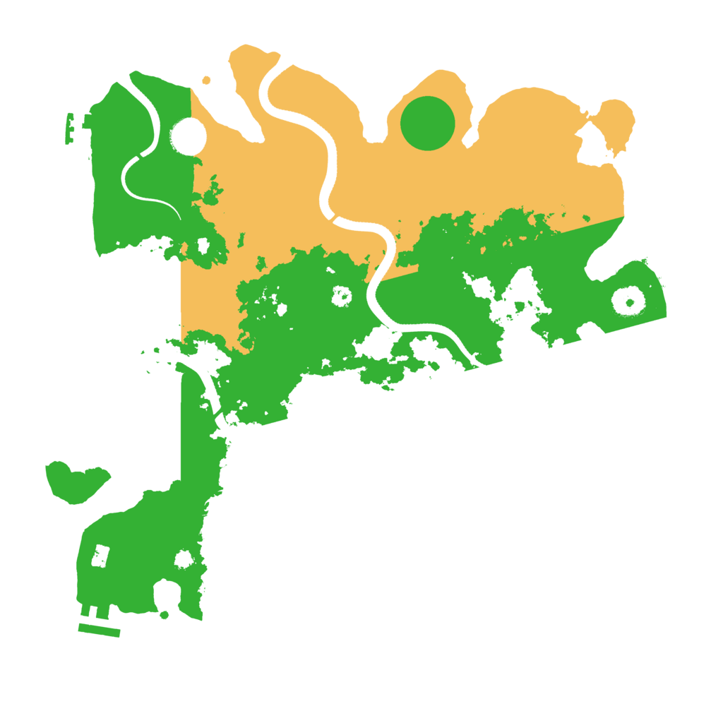 Biome Rust Map: Procedural Map, Size: 3500, Seed: 1451324252
