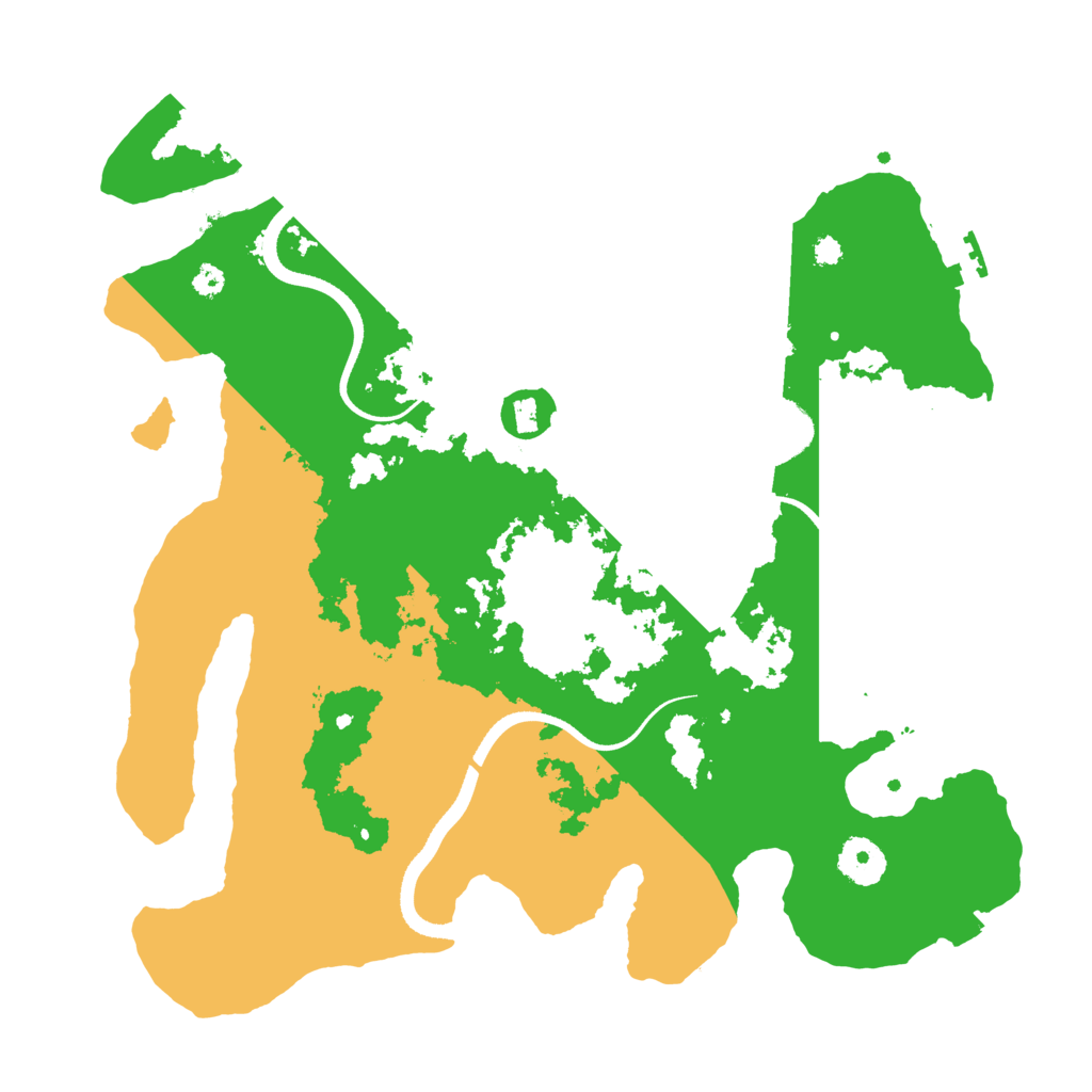 Biome Rust Map: Procedural Map, Size: 3500, Seed: 795371