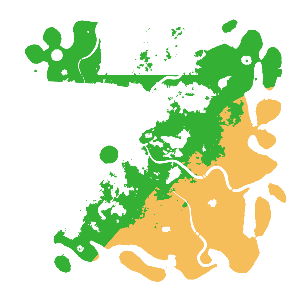 Biome Rust Map: Procedural Map, Size: 4500, Seed: 6694352