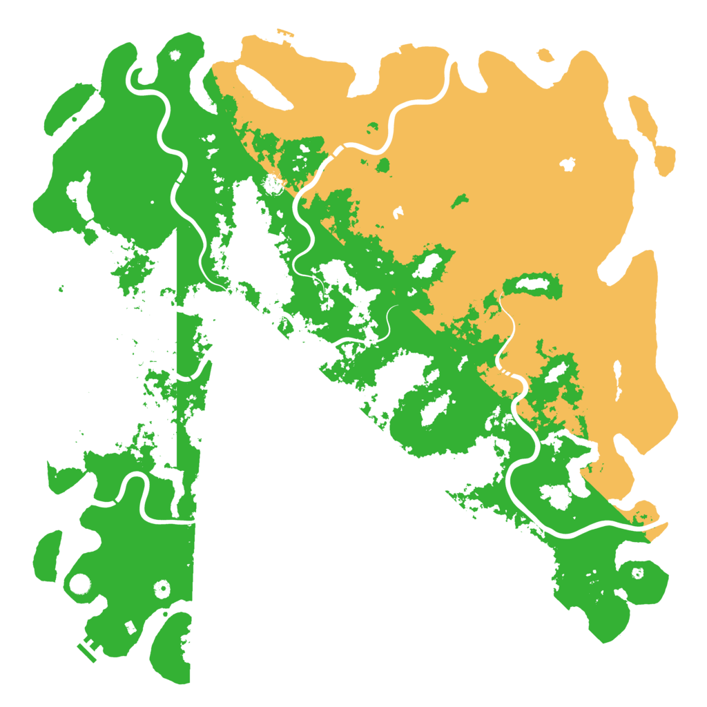 Biome Rust Map: Procedural Map, Size: 6000, Seed: 94449982
