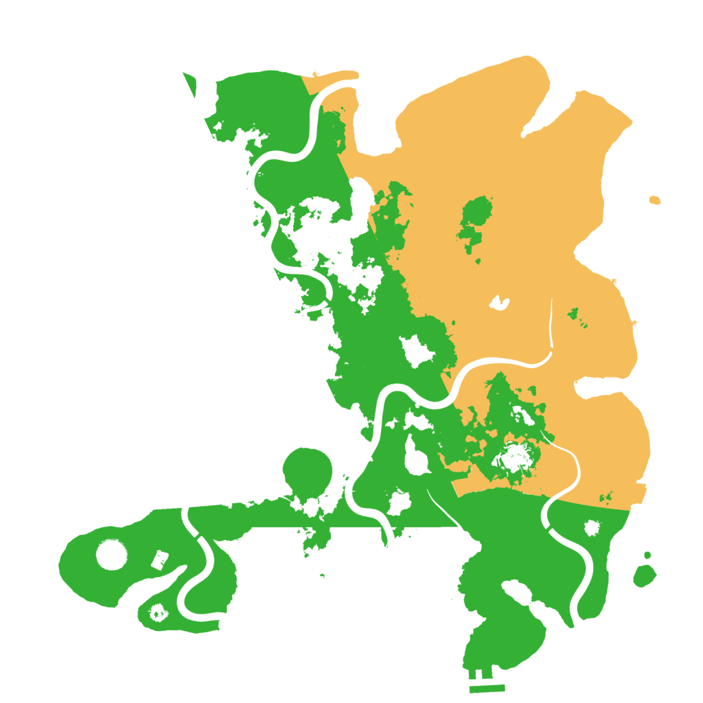 Biome Rust Map: Procedural Map, Size: 4000, Seed: 989413