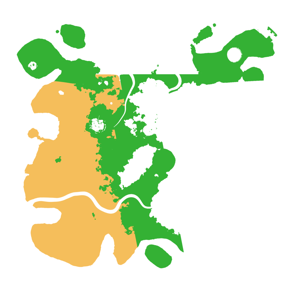 Biome Rust Map: Procedural Map, Size: 3600, Seed: 860650248