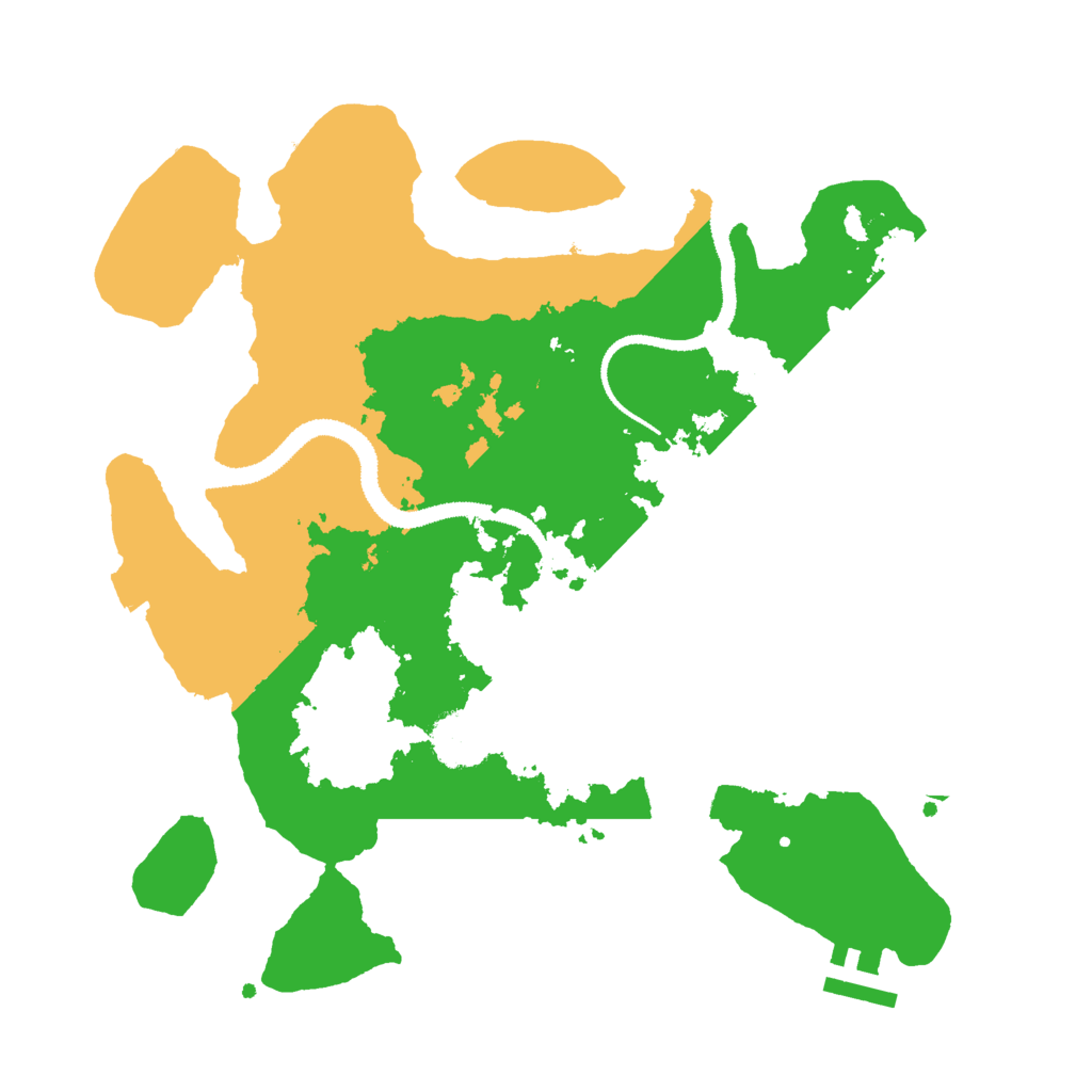 Biome Rust Map: Procedural Map, Size: 3000, Seed: 1535492750