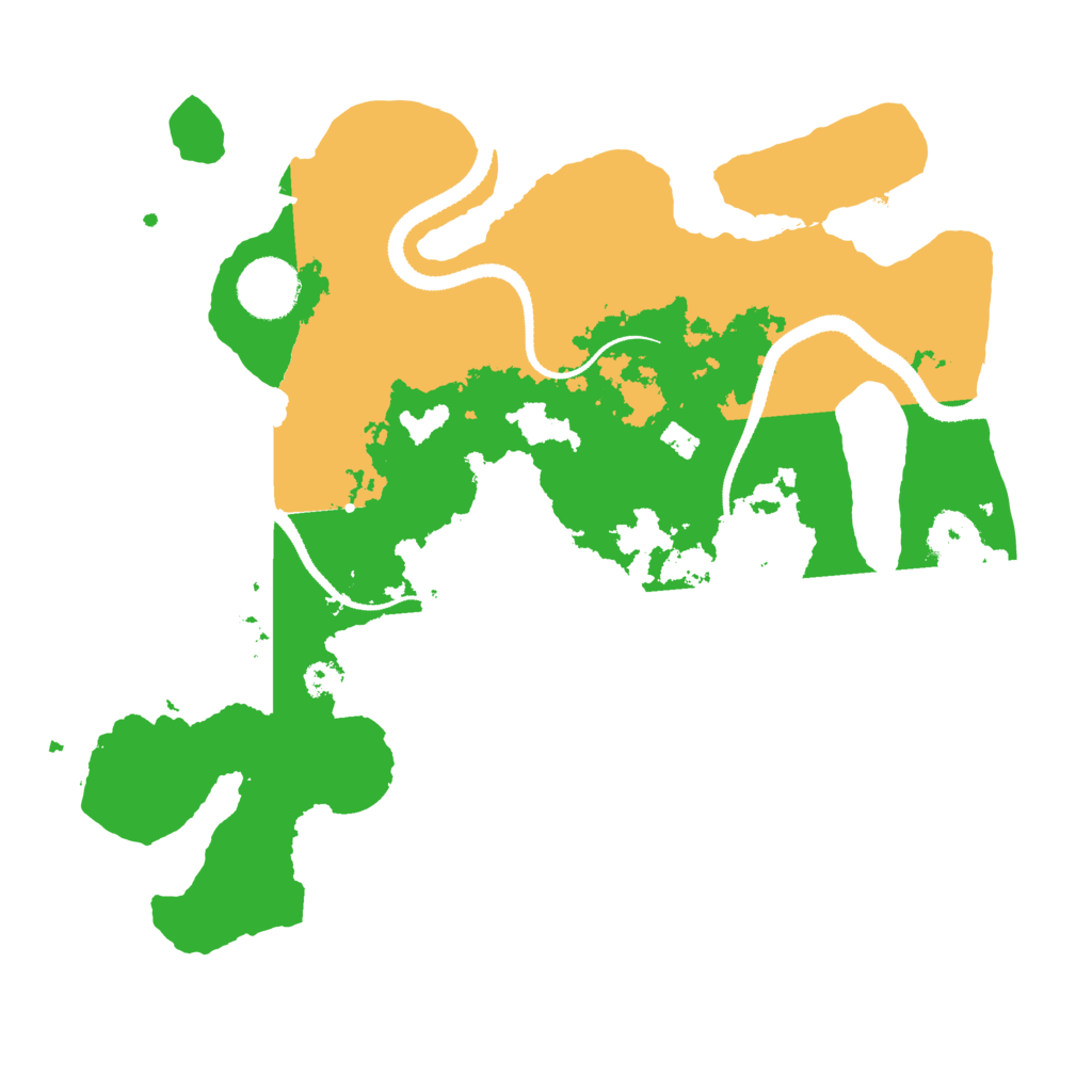 Biome Rust Map: Procedural Map, Size: 3200, Seed: 465875