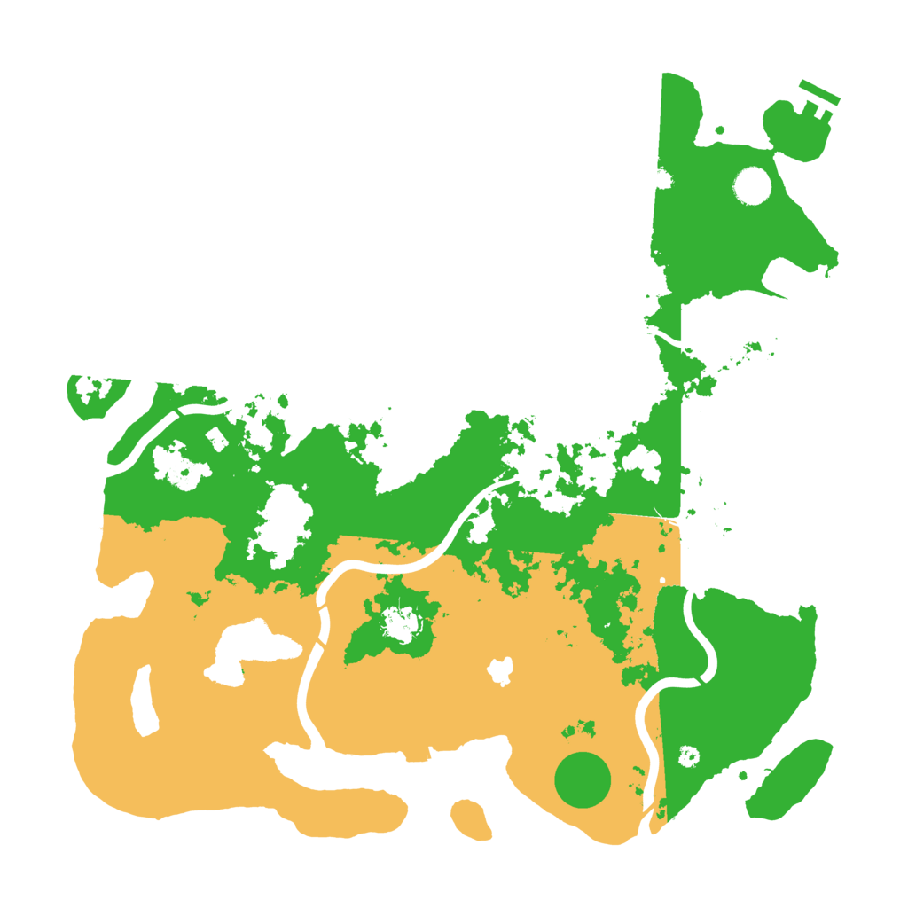 Biome Rust Map: Procedural Map, Size: 4250, Seed: 3053