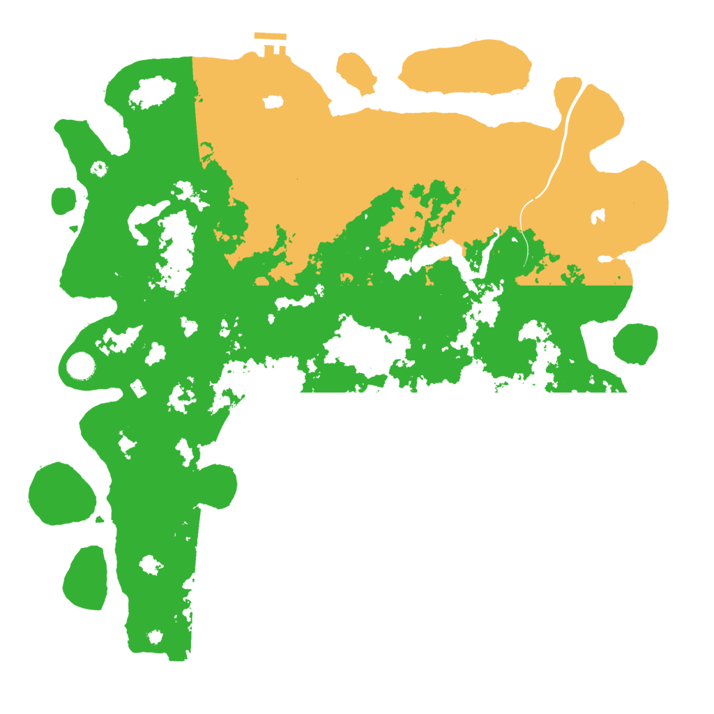 Biome Rust Map: Procedural Map, Size: 4500, Seed: 380739