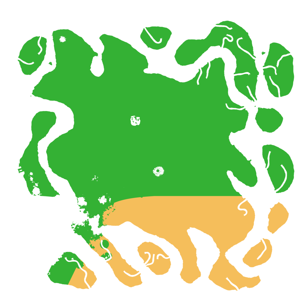 Biome Rust Map: Procedural Map, Size: 4500, Seed: 541318