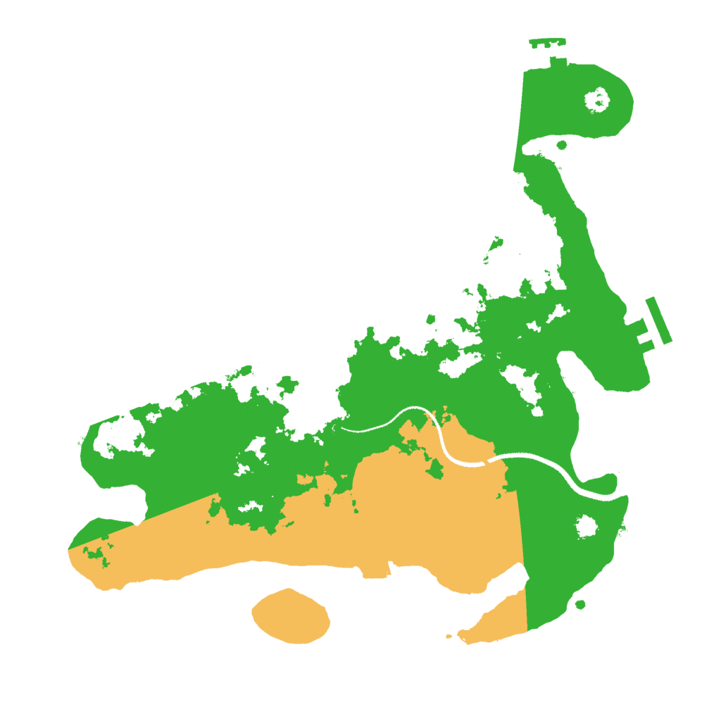 Biome Rust Map: Procedural Map, Size: 3000, Seed: 1545153656