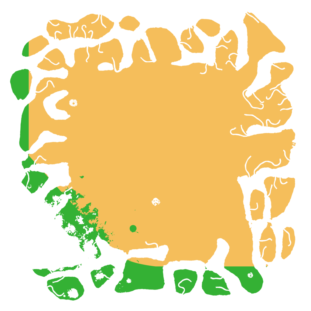 Biome Rust Map: Procedural Map, Size: 6000, Seed: 21858