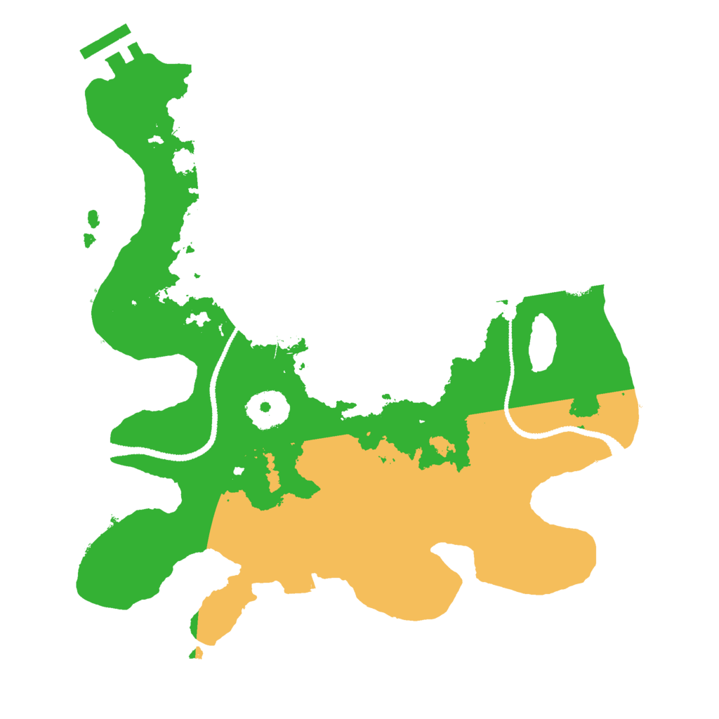 Biome Rust Map: Procedural Map, Size: 2700, Seed: 2008970