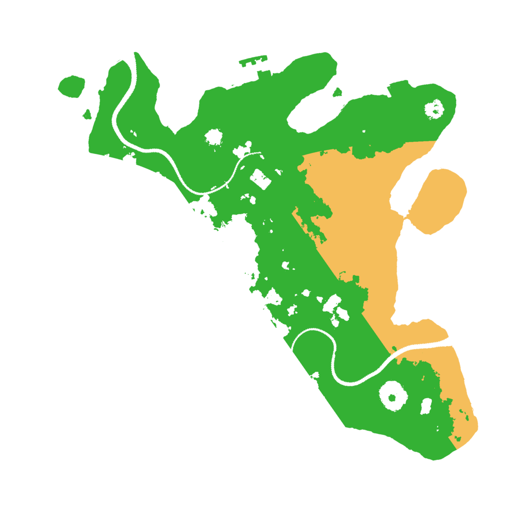 Biome Rust Map: Procedural Map, Size: 2800, Seed: 54346