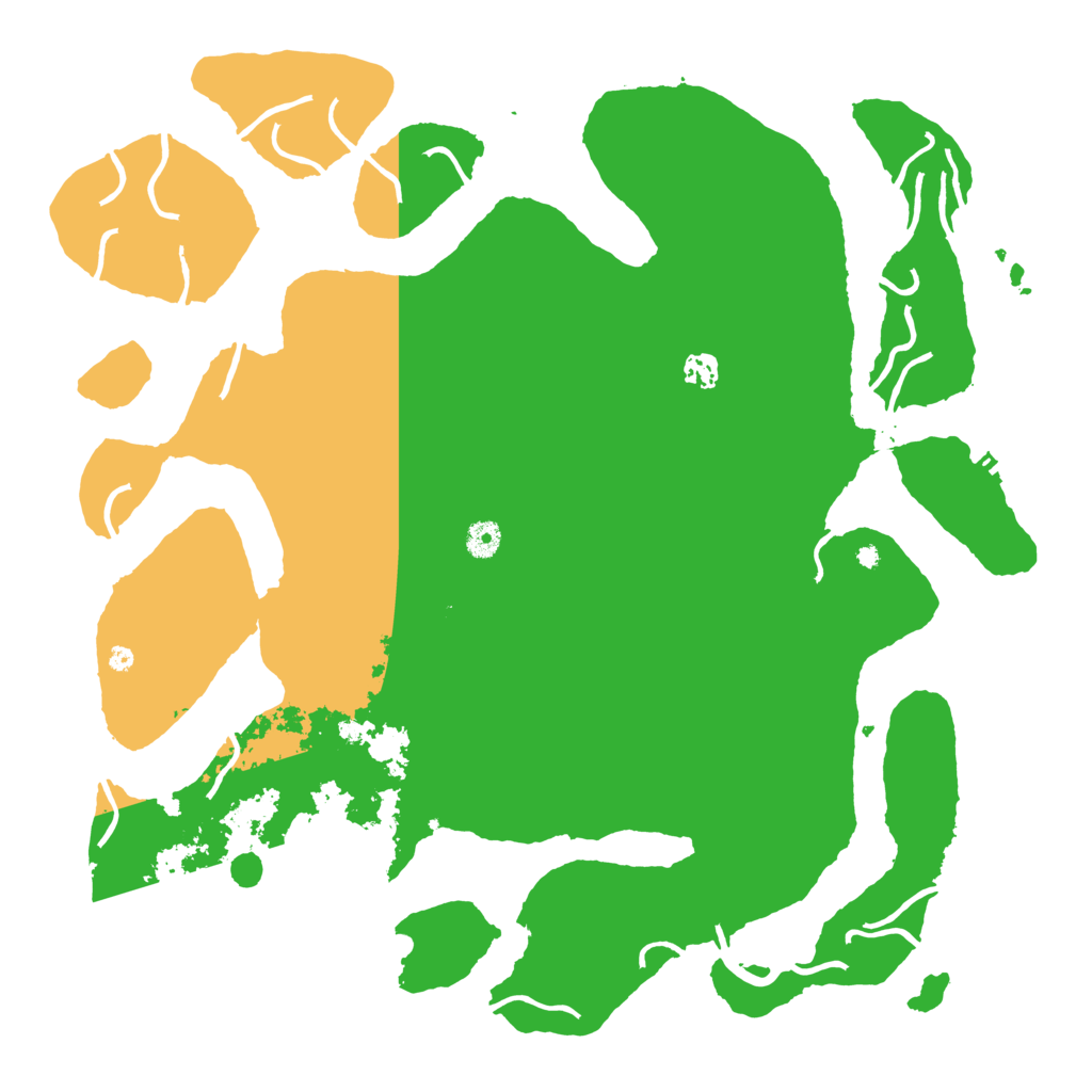 Biome Rust Map: Procedural Map, Size: 4500, Seed: 598351