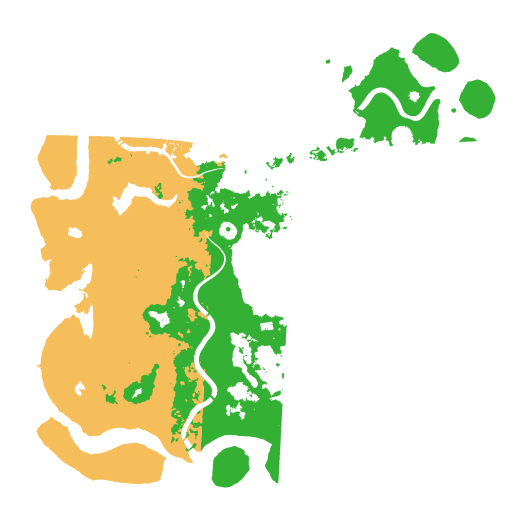 Biome Rust Map: Procedural Map, Size: 4500, Seed: 950458
