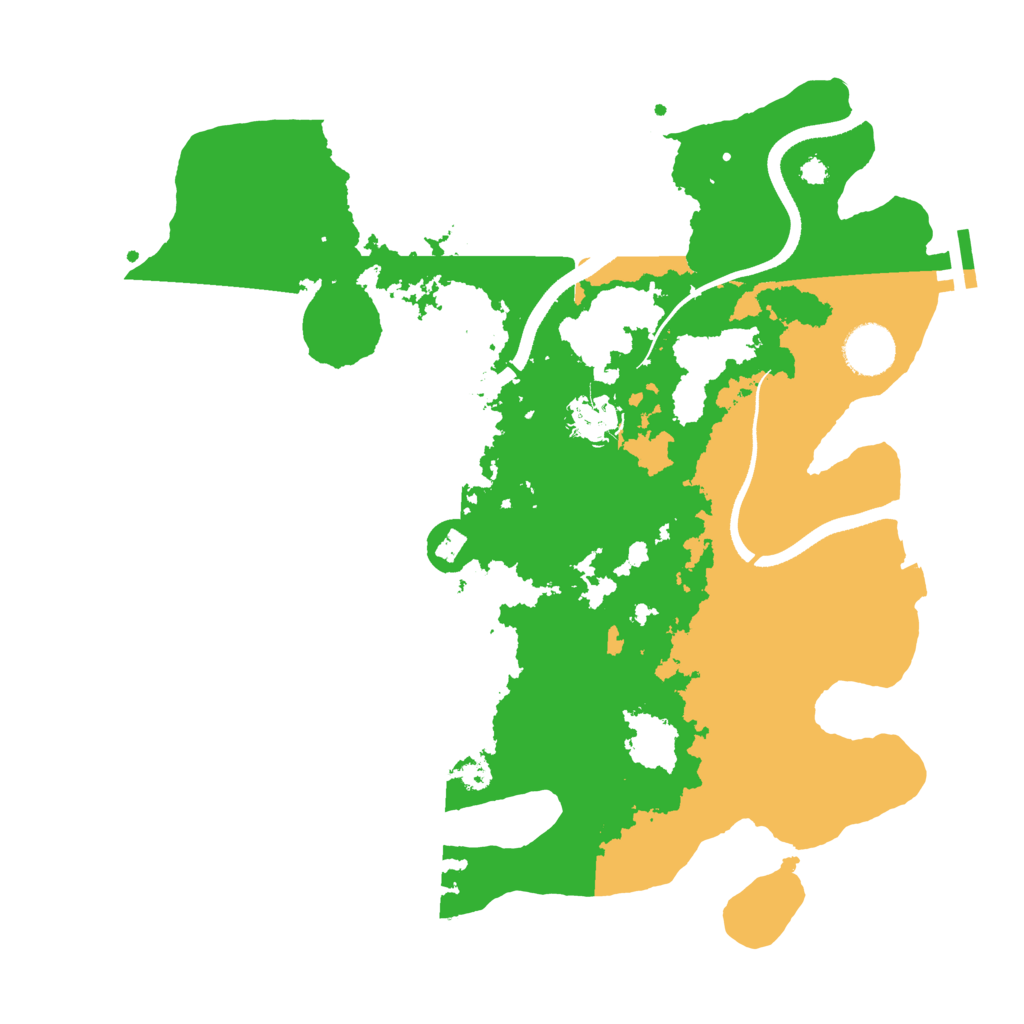 Biome Rust Map: Procedural Map, Size: 3500, Seed: 1068348462