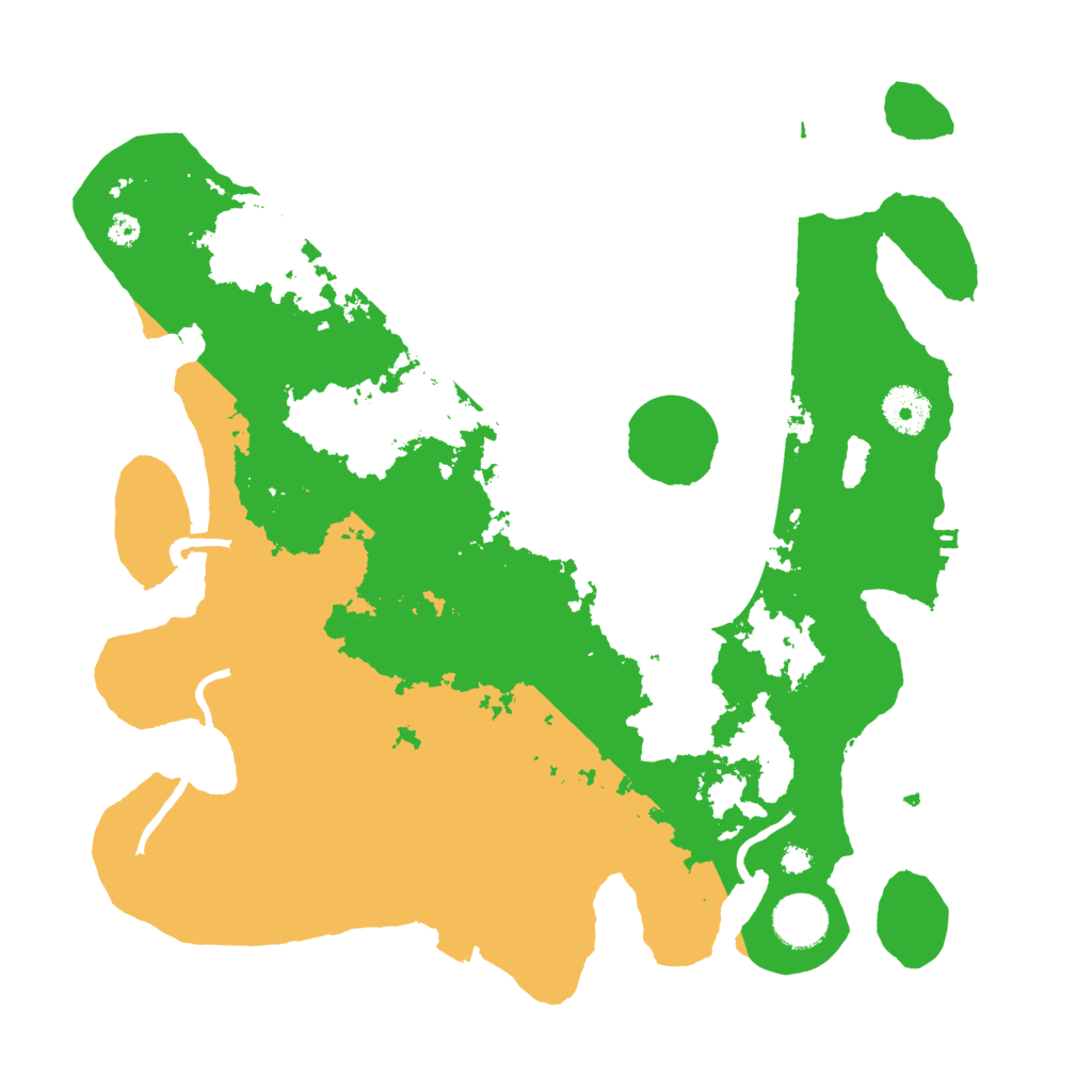 Biome Rust Map: Procedural Map, Size: 3500, Seed: 796237