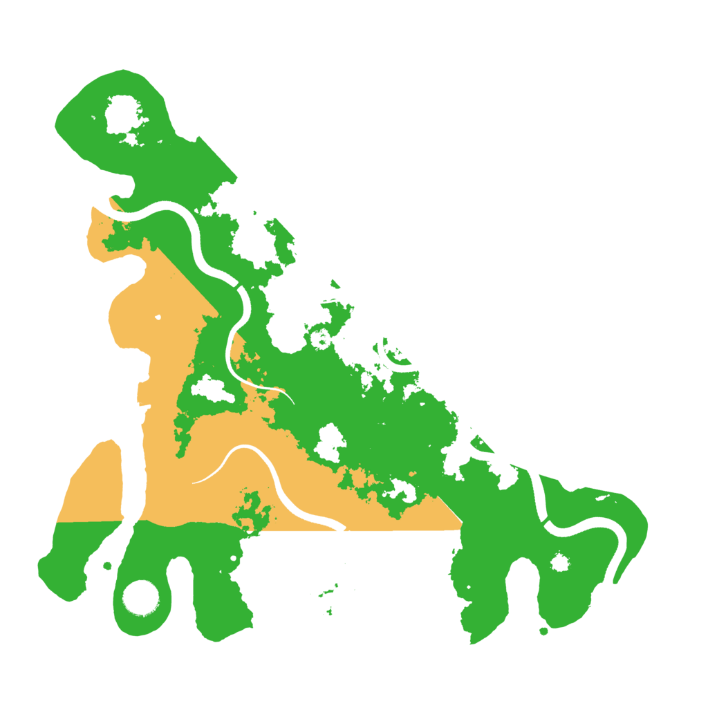 Biome Rust Map: Procedural Map, Size: 3500, Seed: 193191538