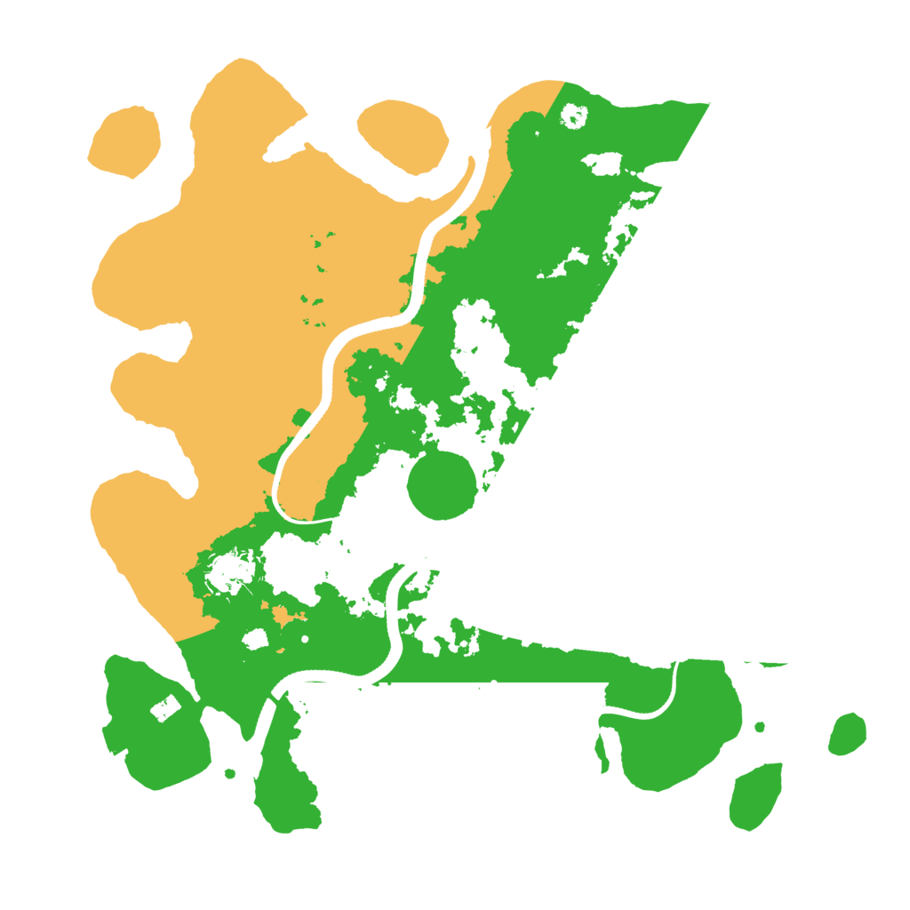 Biome Rust Map: Procedural Map, Size: 3500, Seed: 751794