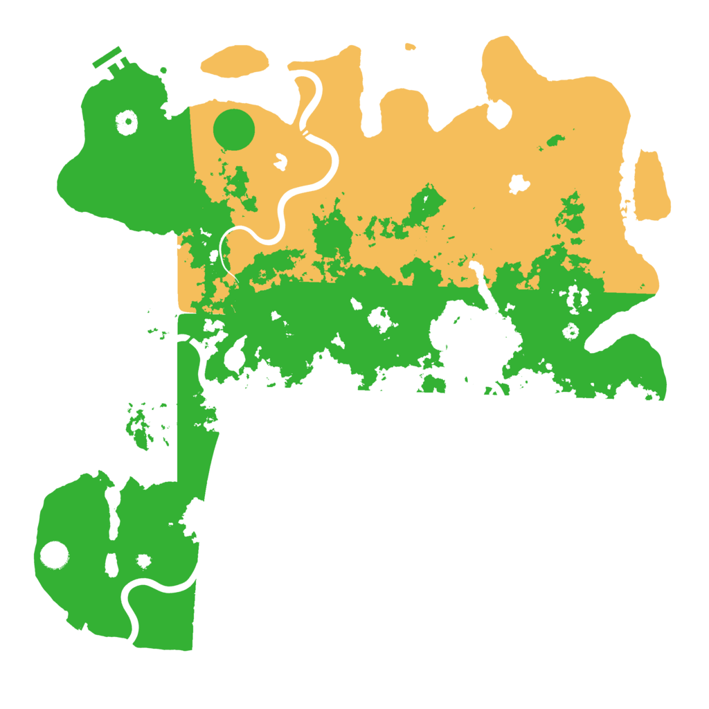 Biome Rust Map: Procedural Map, Size: 4500, Seed: 952842