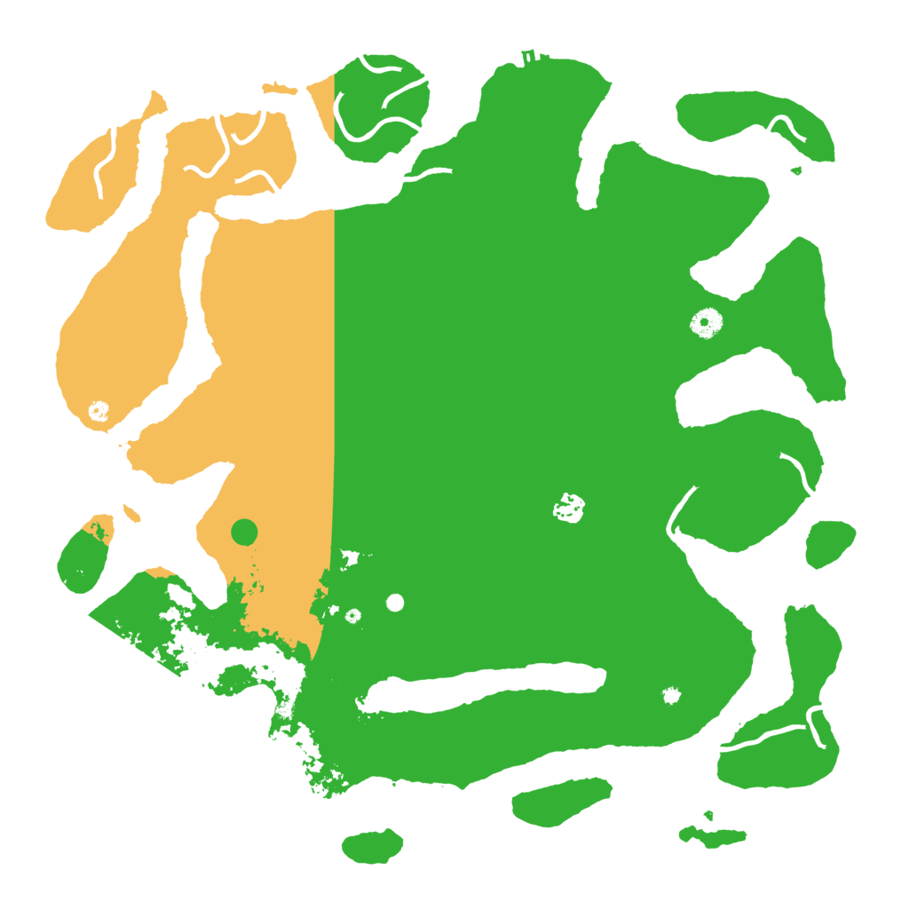 Biome Rust Map: Procedural Map, Size: 4500, Seed: 443568745