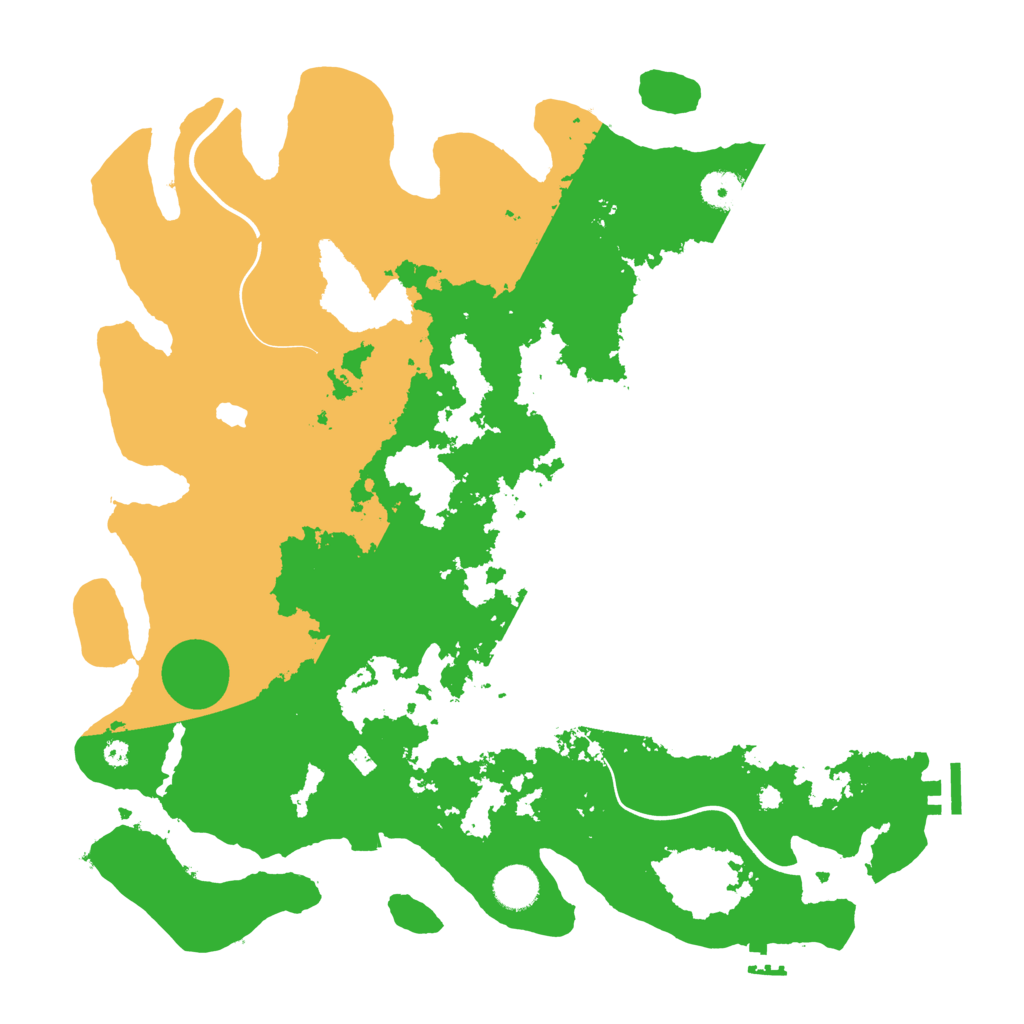 Biome Rust Map: Procedural Map, Size: 4000, Seed: 835872