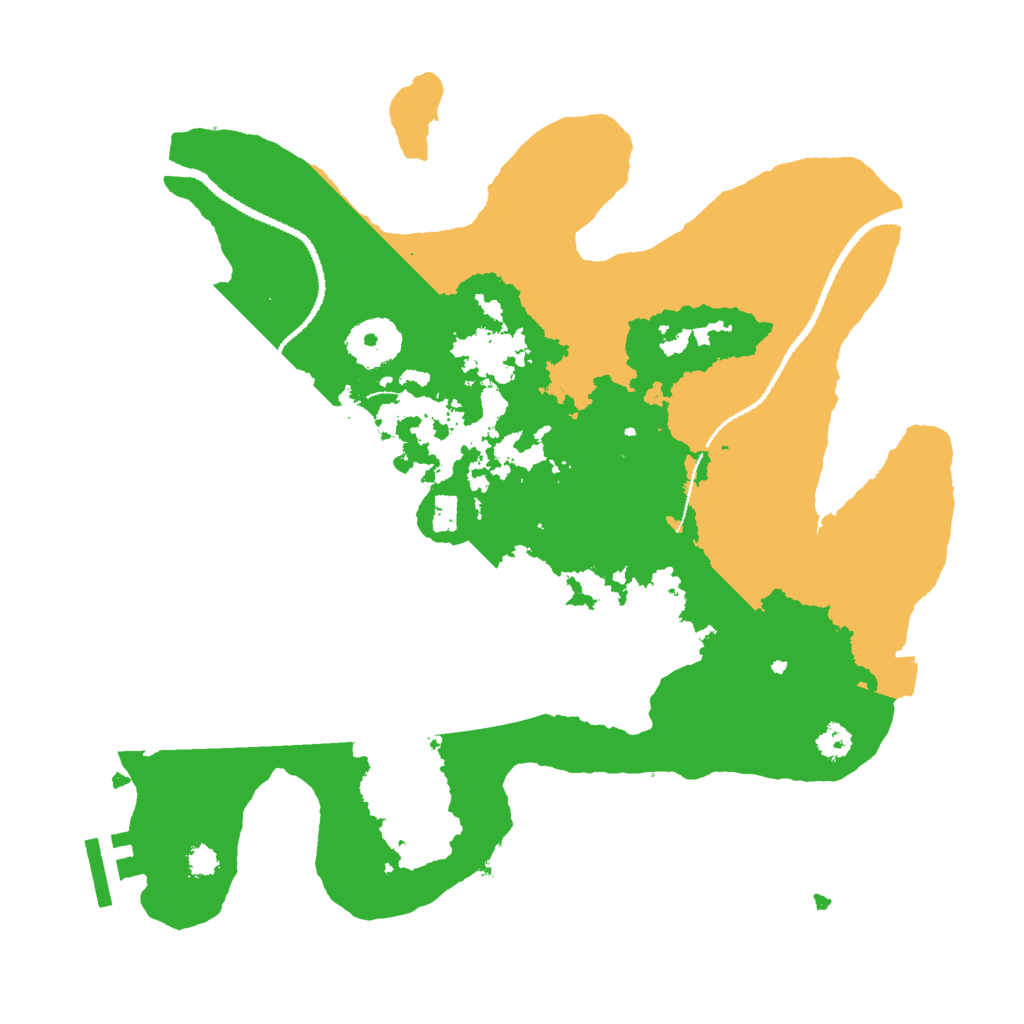 Biome Rust Map: Procedural Map, Size: 3000, Seed: 2085276079