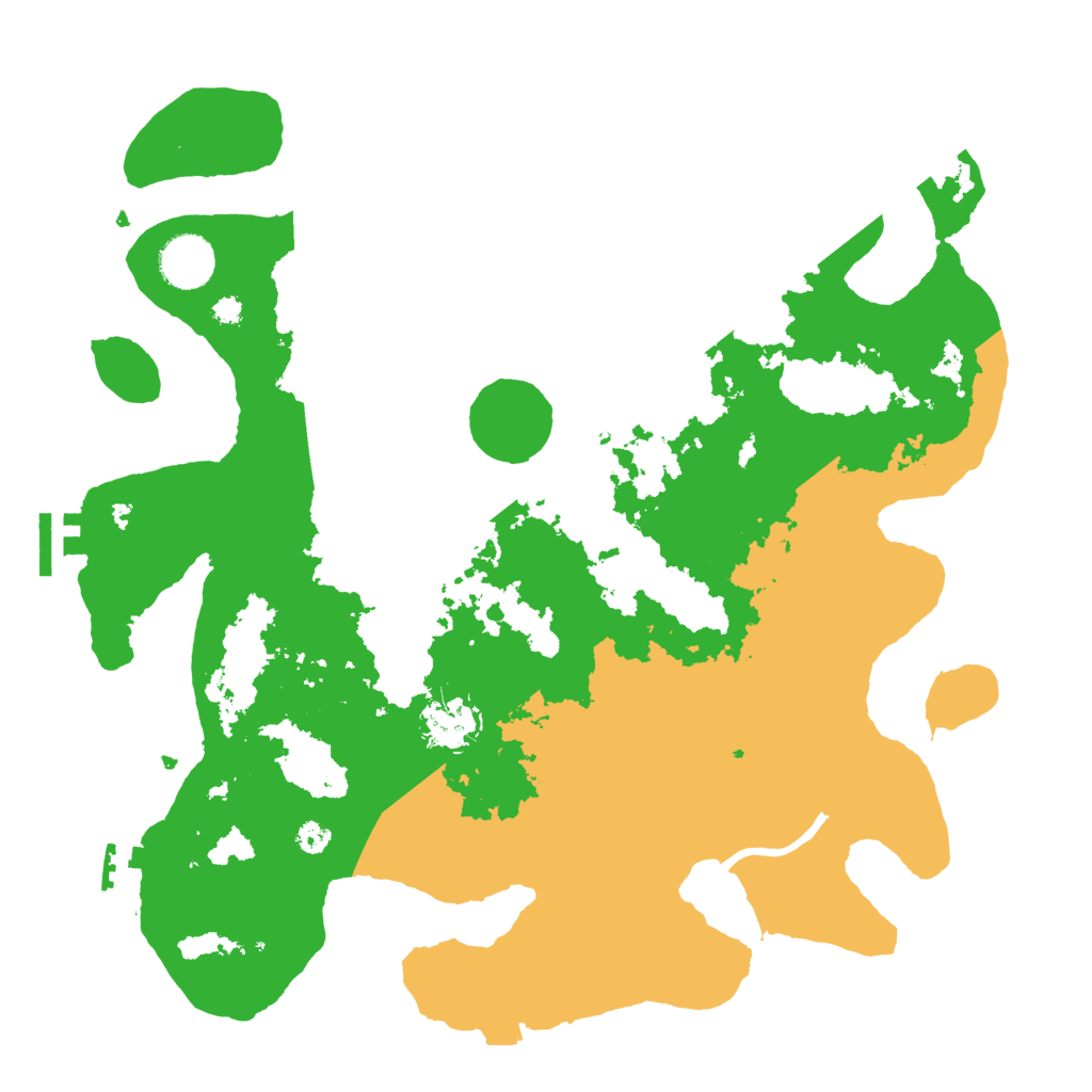 Biome Rust Map: Procedural Map, Size: 3500, Seed: 1223818253