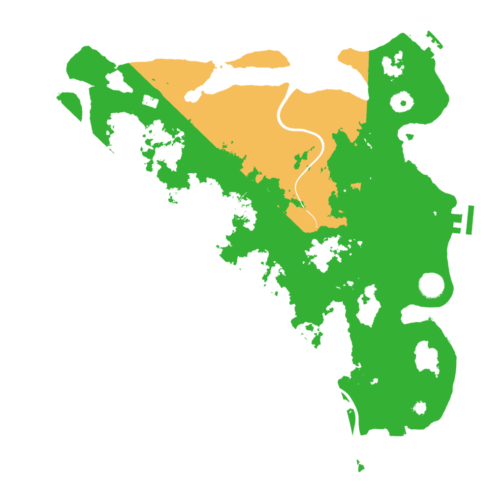 Biome Rust Map: Procedural Map, Size: 3500, Seed: 314321236