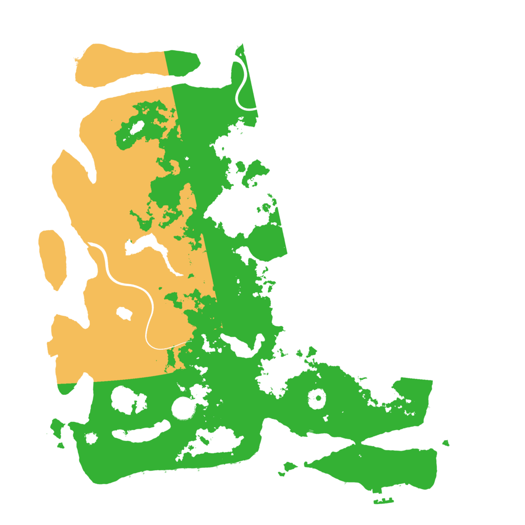 Biome Rust Map: Procedural Map, Size: 4000, Seed: 191279