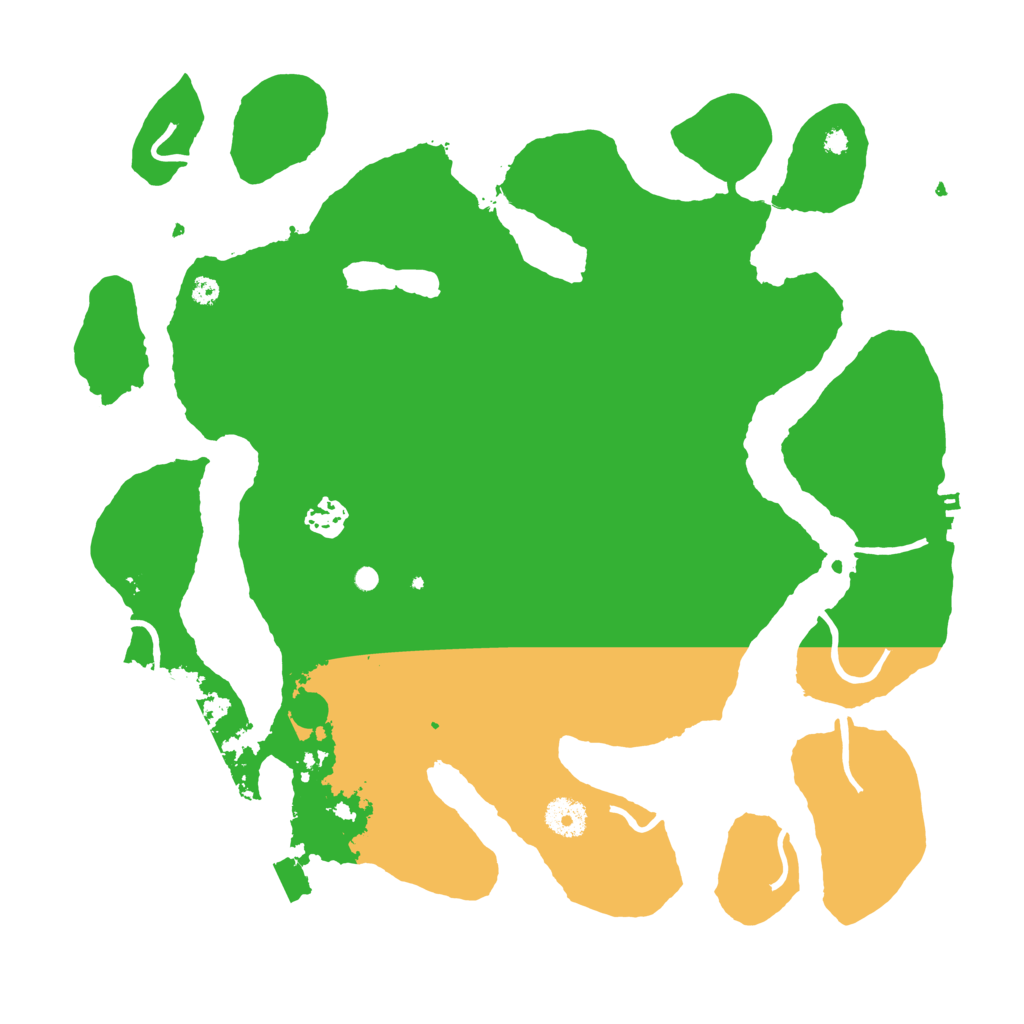 Biome Rust Map: Procedural Map, Size: 3800, Seed: 5444845