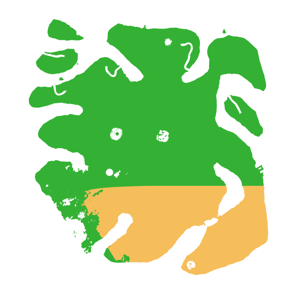 Biome Rust Map: Procedural Map, Size: 3600, Seed: 256847395