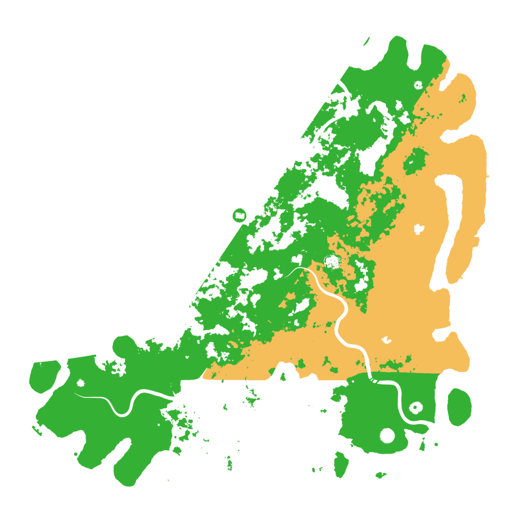 Biome Rust Map: Procedural Map, Size: 6000, Seed: 7305618