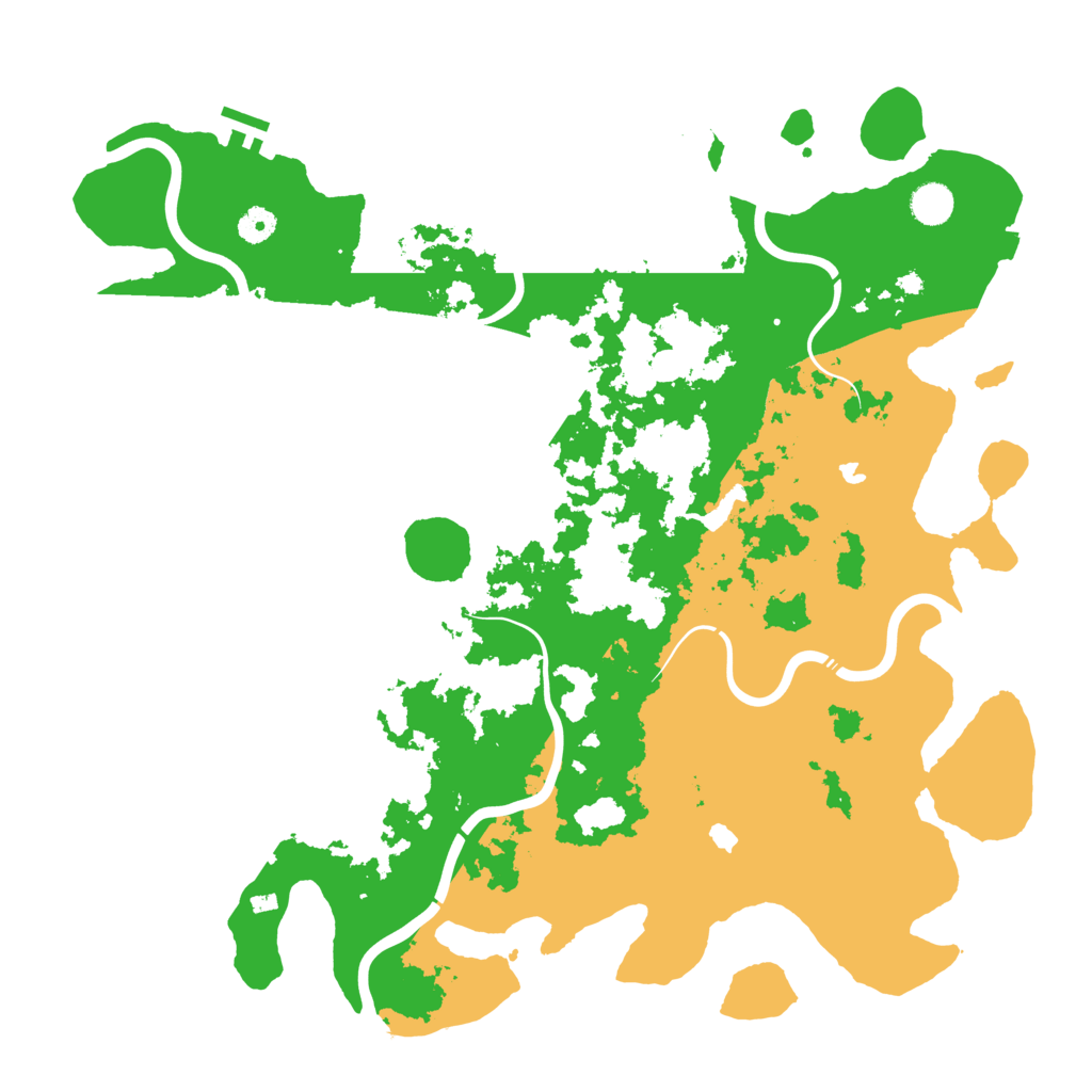 Biome Rust Map: Procedural Map, Size: 4500, Seed: 1017063983