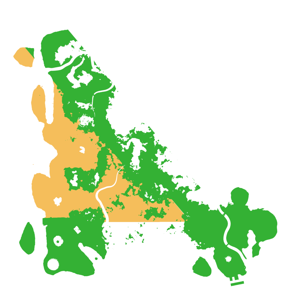 Biome Rust Map: Procedural Map, Size: 4500, Seed: 228259