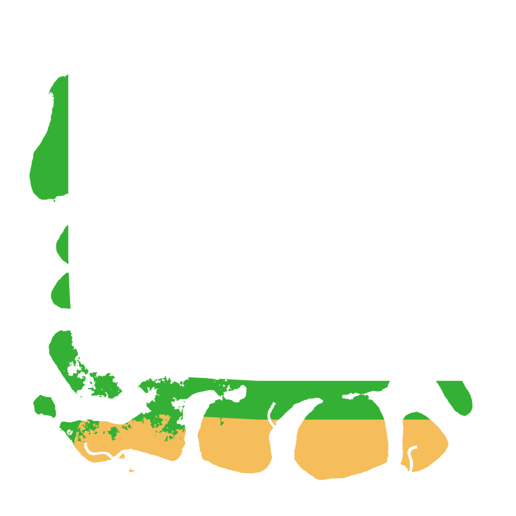 Biome Rust Map: Procedural Map, Size: 4500, Seed: 2124613