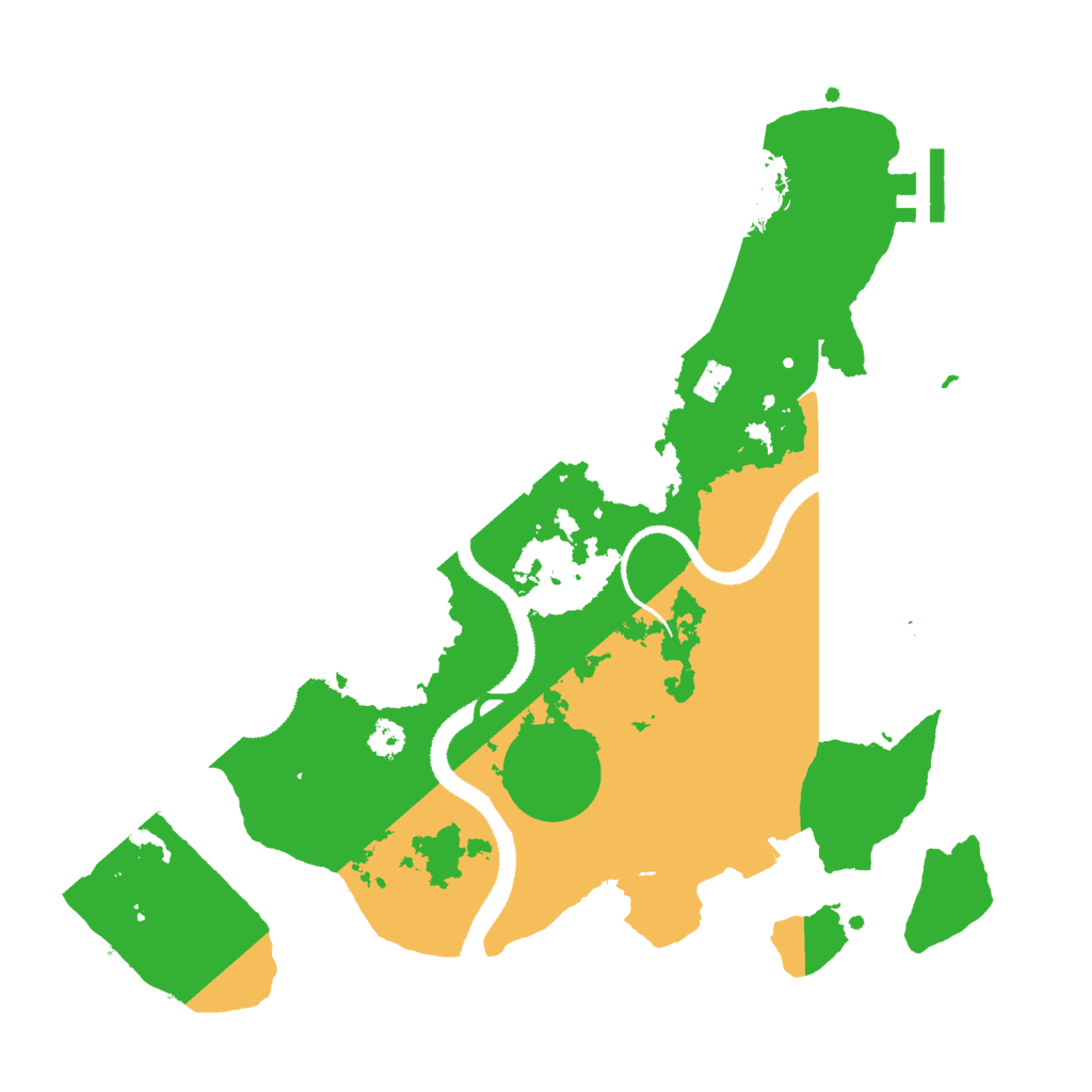 Biome Rust Map: Procedural Map, Size: 3000, Seed: 1599364003