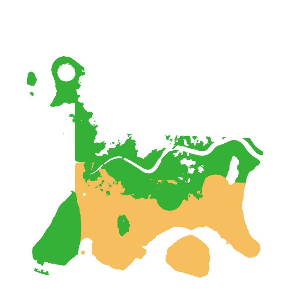 Biome Rust Map: Procedural Map, Size: 3000, Seed: 884784865