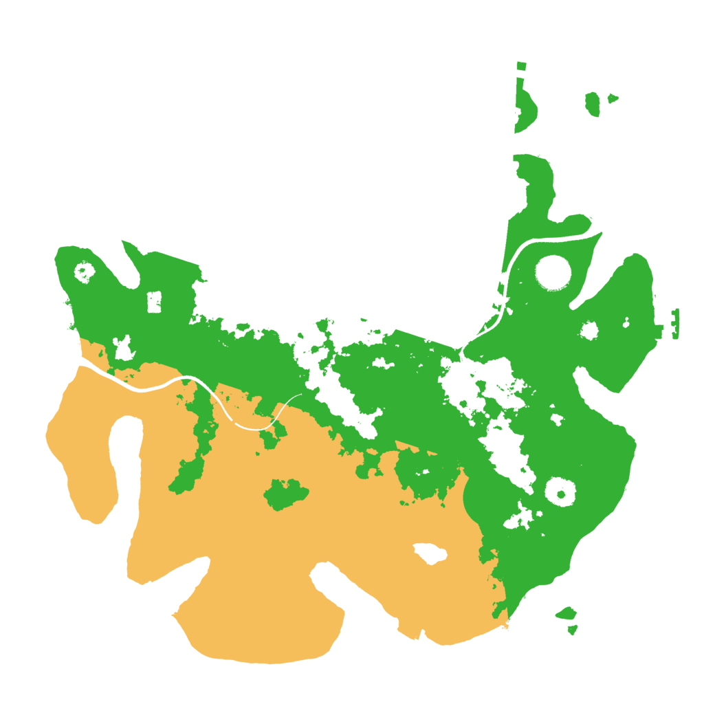 Biome Rust Map: Procedural Map, Size: 3500, Seed: 515083057