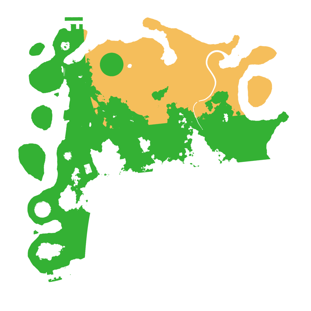 Biome Rust Map: Procedural Map, Size: 3500, Seed: 719368
