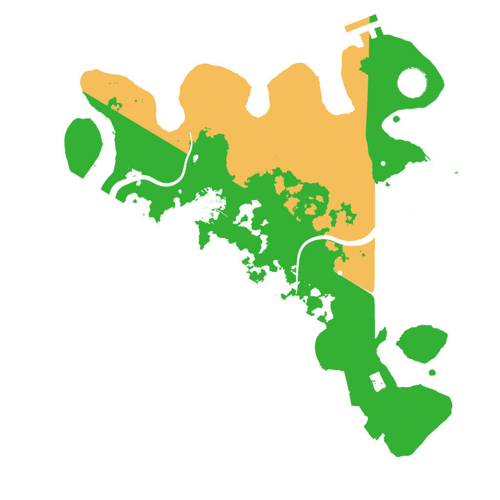 Biome Rust Map: Procedural Map, Size: 3000, Seed: 2676