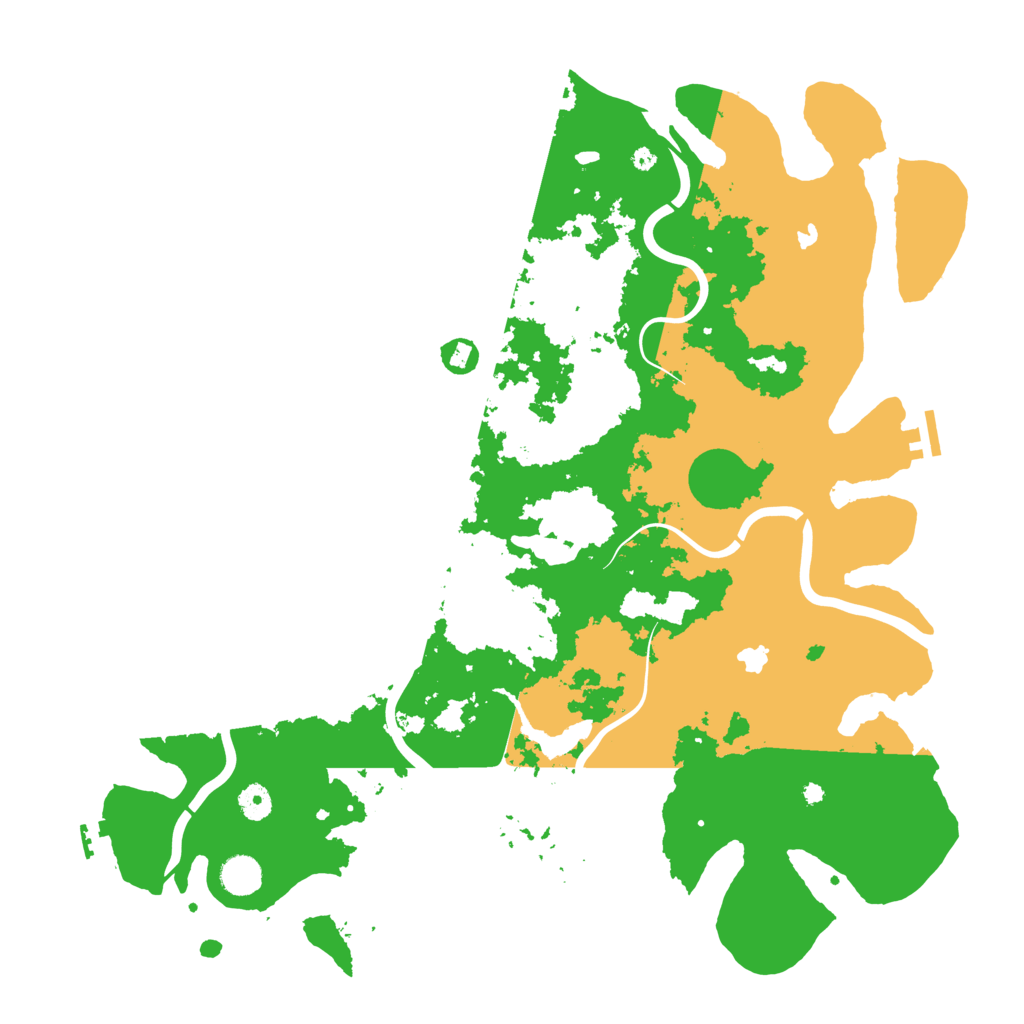 Biome Rust Map: Procedural Map, Size: 4500, Seed: 14267