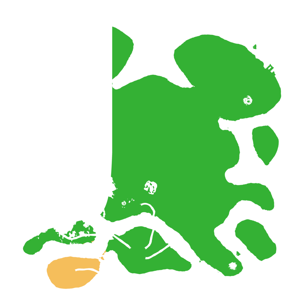 Biome Rust Map: Procedural Map, Size: 3500, Seed: 755829