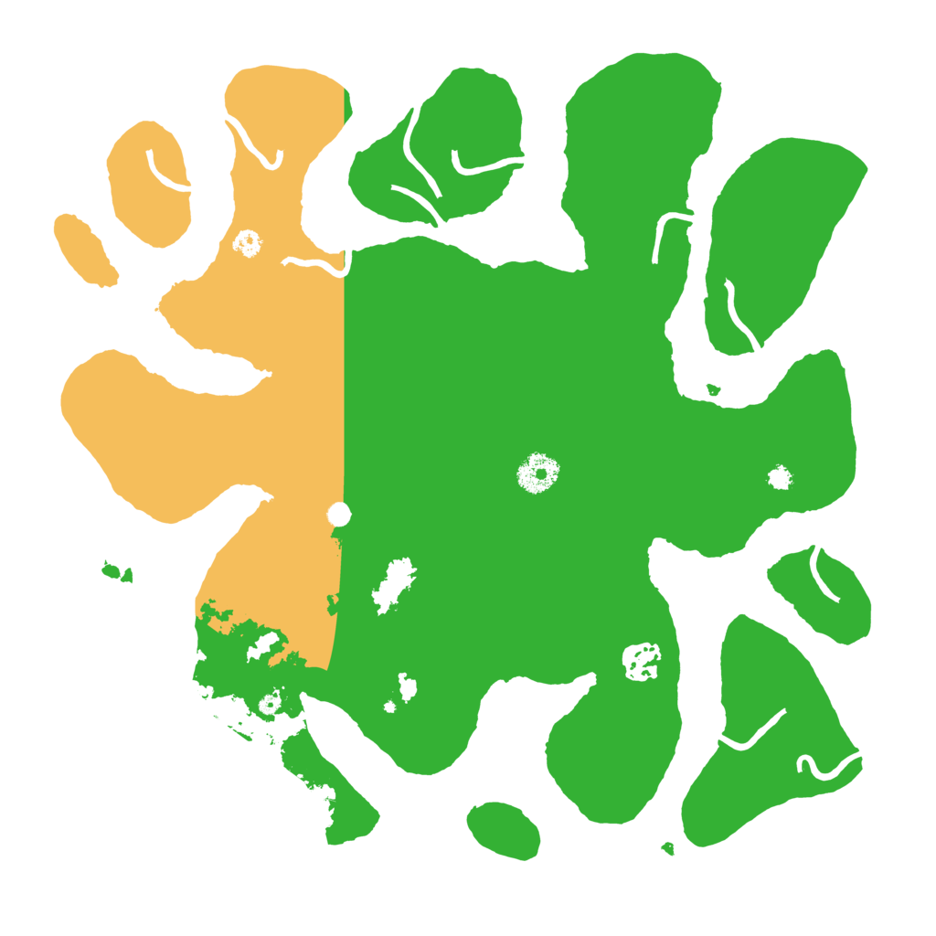 Biome Rust Map: Procedural Map, Size: 3500, Seed: 252804340