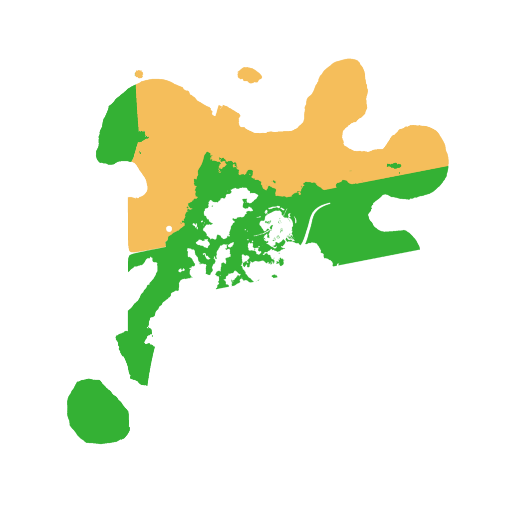 Biome Rust Map: Procedural Map, Size: 2500, Seed: 97447878