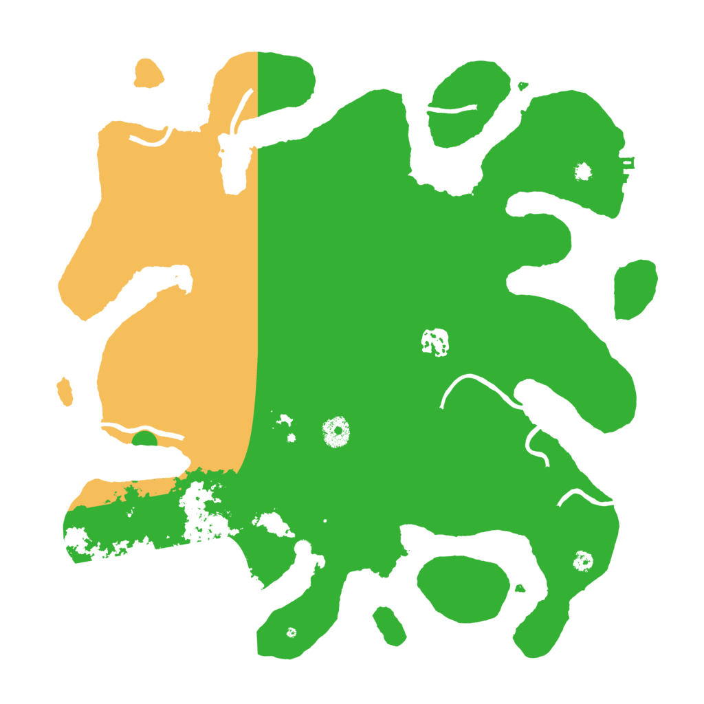 Biome Rust Map: Procedural Map, Size: 3600, Seed: 774525