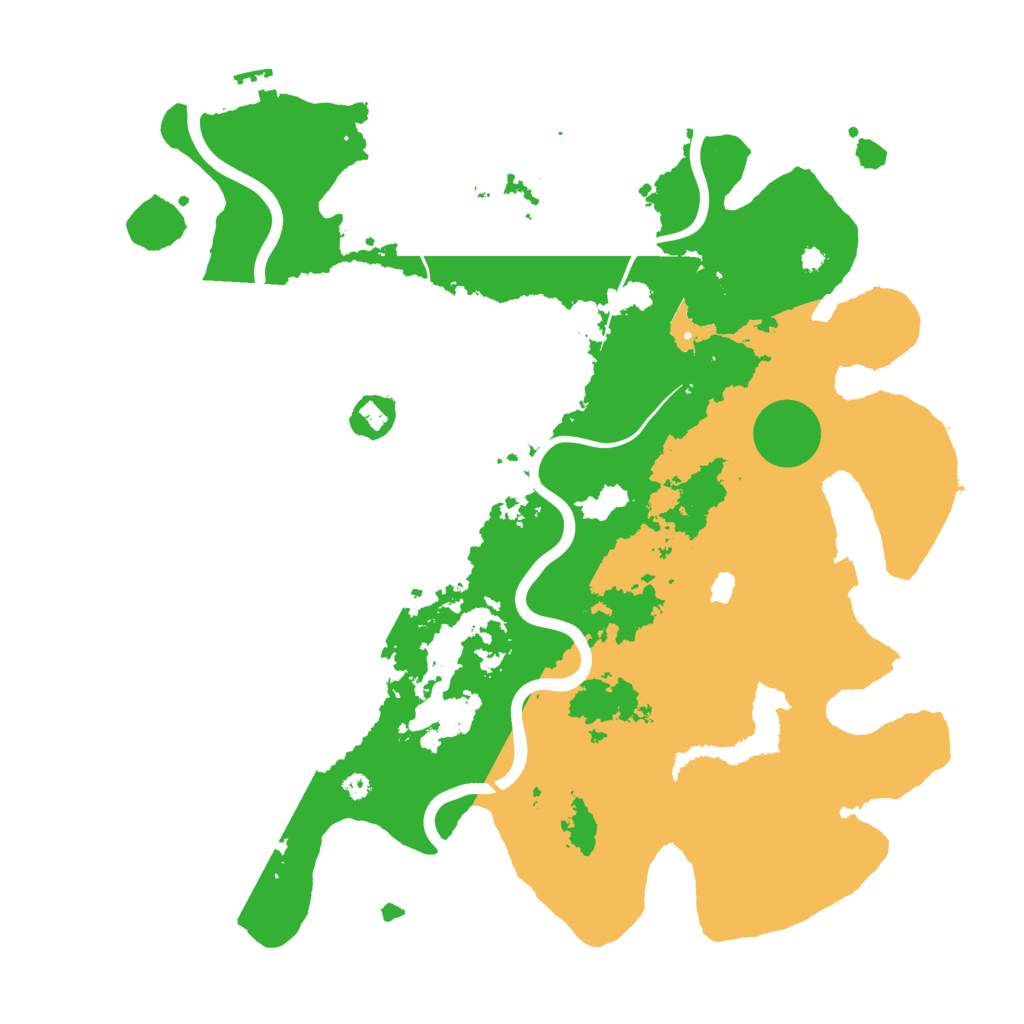 Biome Rust Map: Procedural Map, Size: 4000, Seed: 1830287184