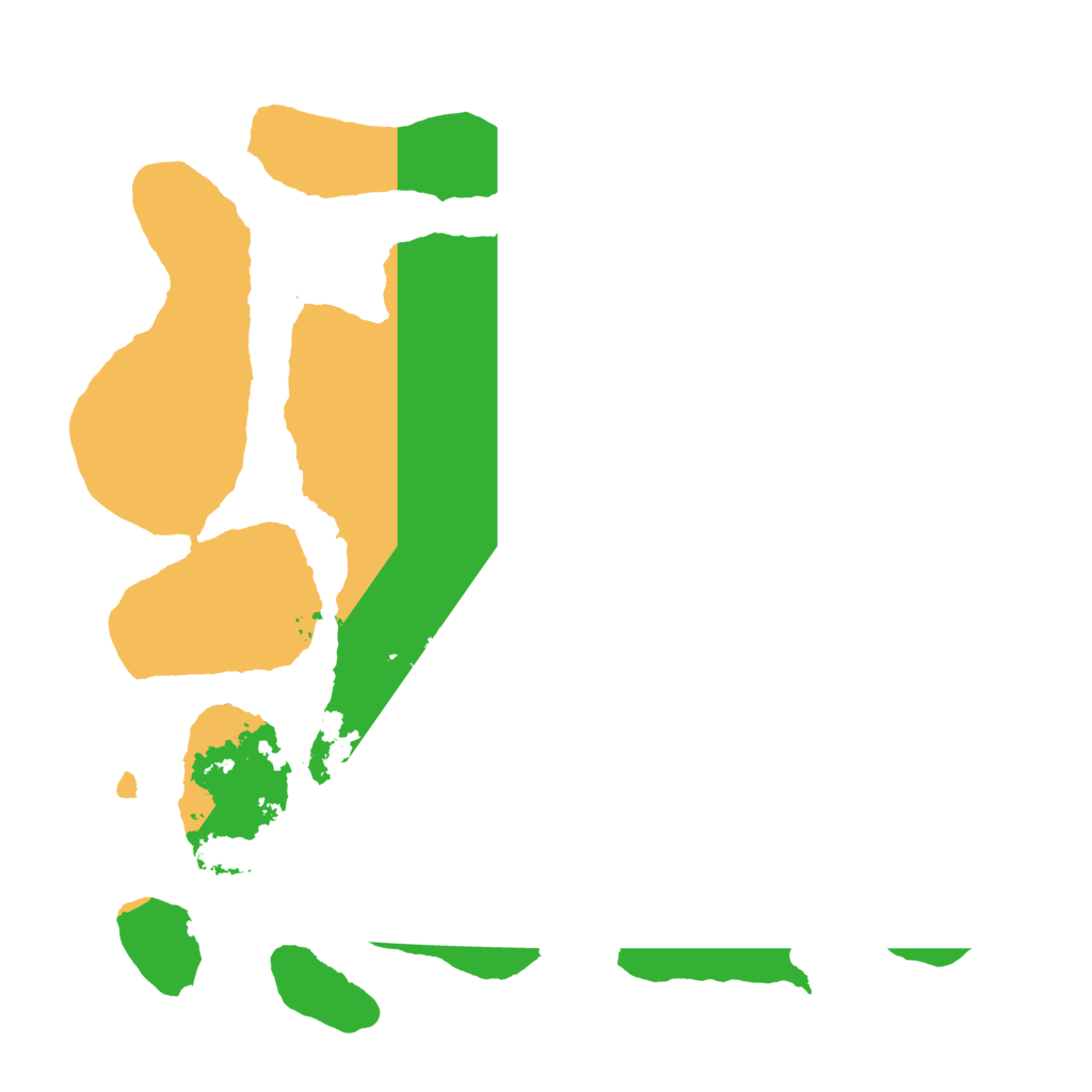 Biome Rust Map: Barren, Size: 3600, Seed: 931990