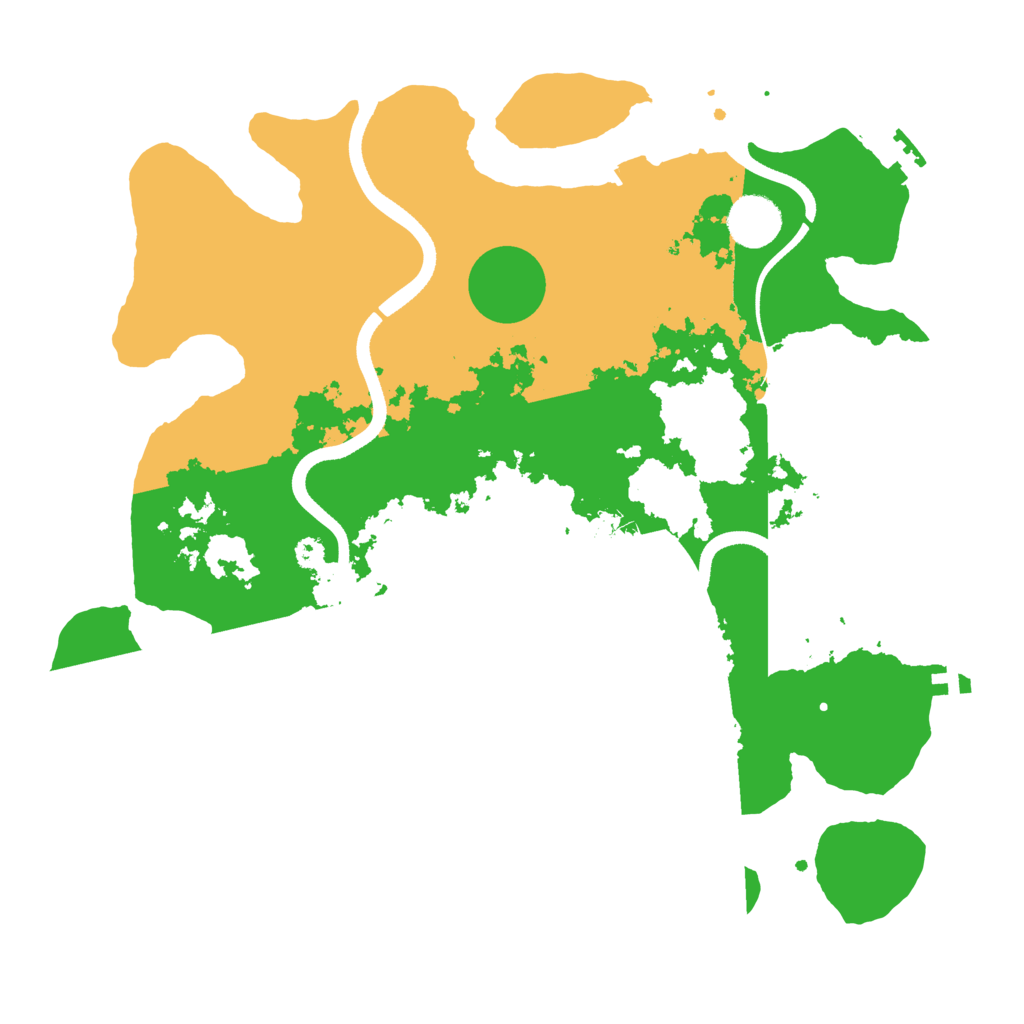 Biome Rust Map: Procedural Map, Size: 3500, Seed: 2124018665