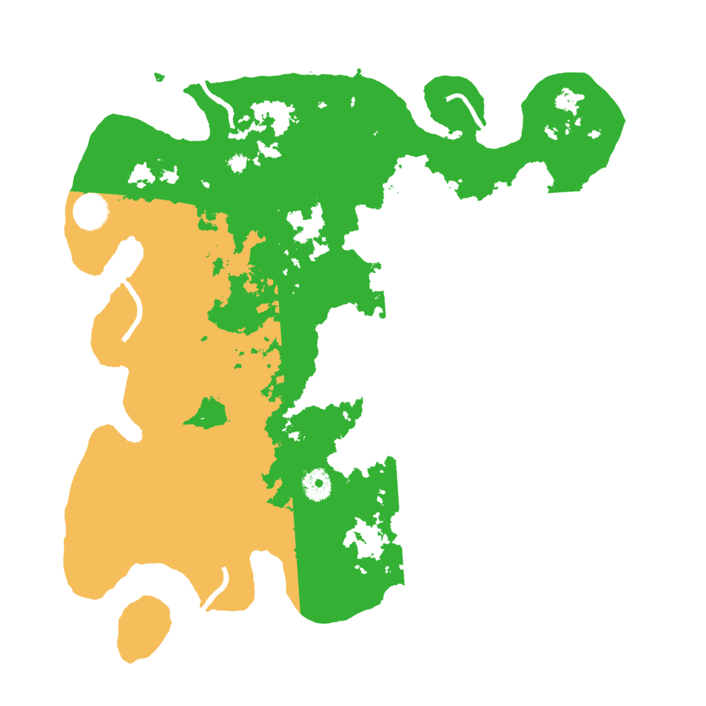 Biome Rust Map: Procedural Map, Size: 3500, Seed: 6577