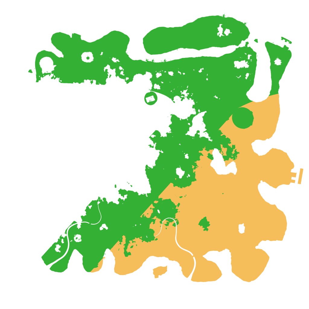 Biome Rust Map: Procedural Map, Size: 4000, Seed: 281224